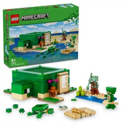 LEGO Minecraft Casa pe plajă cu țestoase 21254