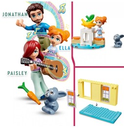 Set LEGO Friends 41724 Casa Paisley cu chitară