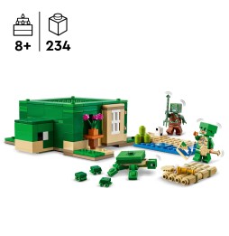 LEGO Minecraft Casa pe plajă cu țestoase 21254