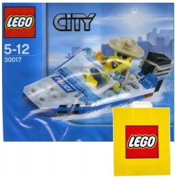 LEGO City Barcă de poliție 30017 cu geantă