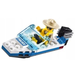 LEGO City Police Boat 30017 with Bag