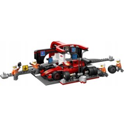 LEGO City F1 Pit Stop cu Mașina Ferrari