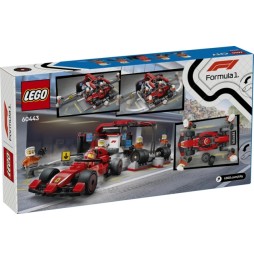 LEGO City F1 Pit Stop cu Mașina Ferrari