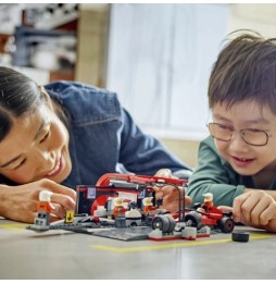 LEGO City F1 Pit Stop cu Mașina Ferrari