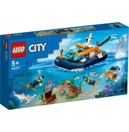 LEGO City 60377 Diver's Research Submarine Boat