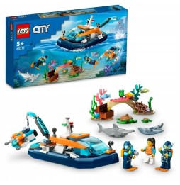 LEGO City 60377 Diver's Research Submarine Boat