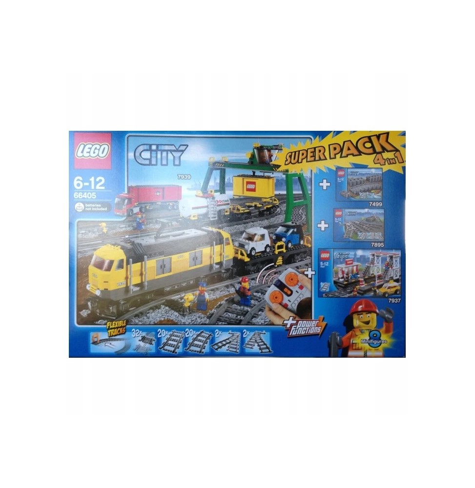 LEGO City Trains Super Pack 4-in-1 66405