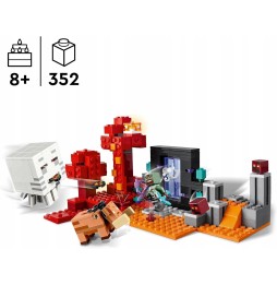 LEGO Minecraft Ambuscada în portalul Nether