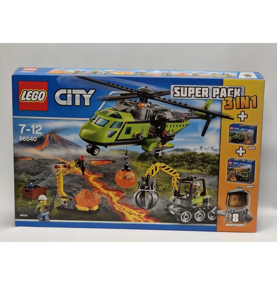 LEGO City 66540 Volcano - 3in1 Set