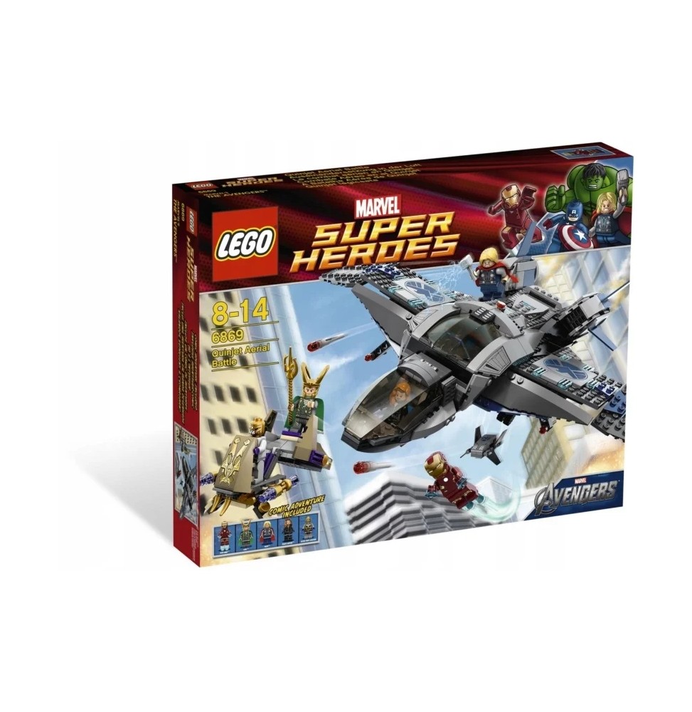 LEGO Super Heroes Quinjet Bătălia Aeriană 6869