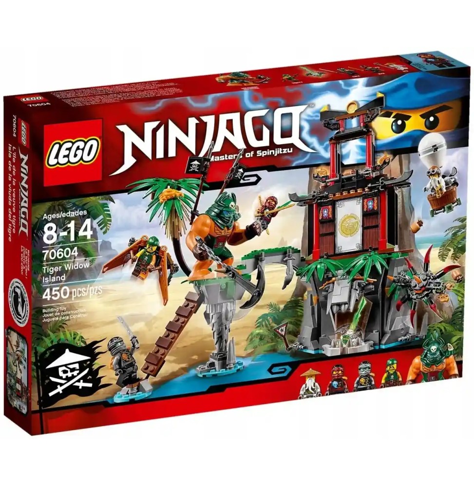 Lego 70604 Insula Văduvei Tigru Ninjago