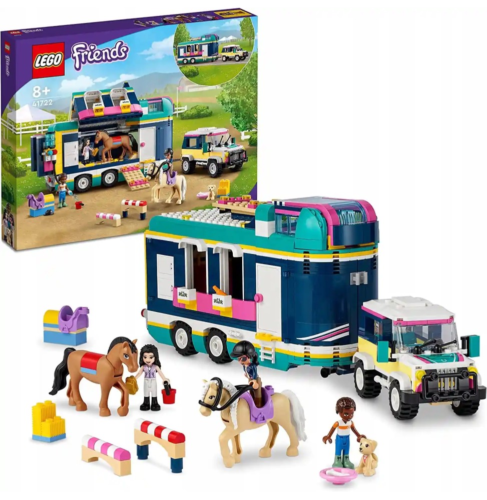 LEGO Friends Przyczepa na wystawę koni 41722