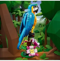 LEGO Creator 3w1 papagal exotic, pește, broască