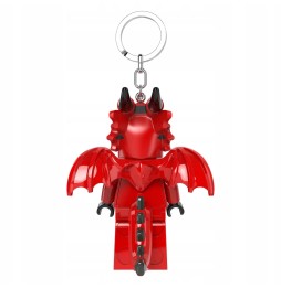 LEGO LED Keychain Flashlight Red Dragon