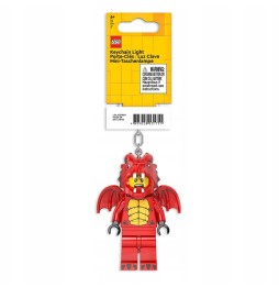 LEGO breloc lanternă LED Dragon roșu