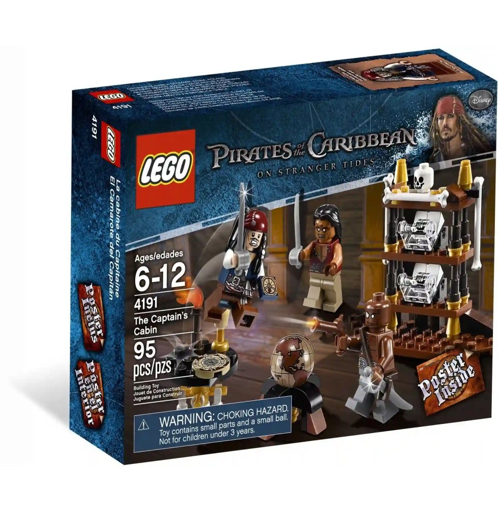 LEGO 4191 Captain's Cabin - Pirates