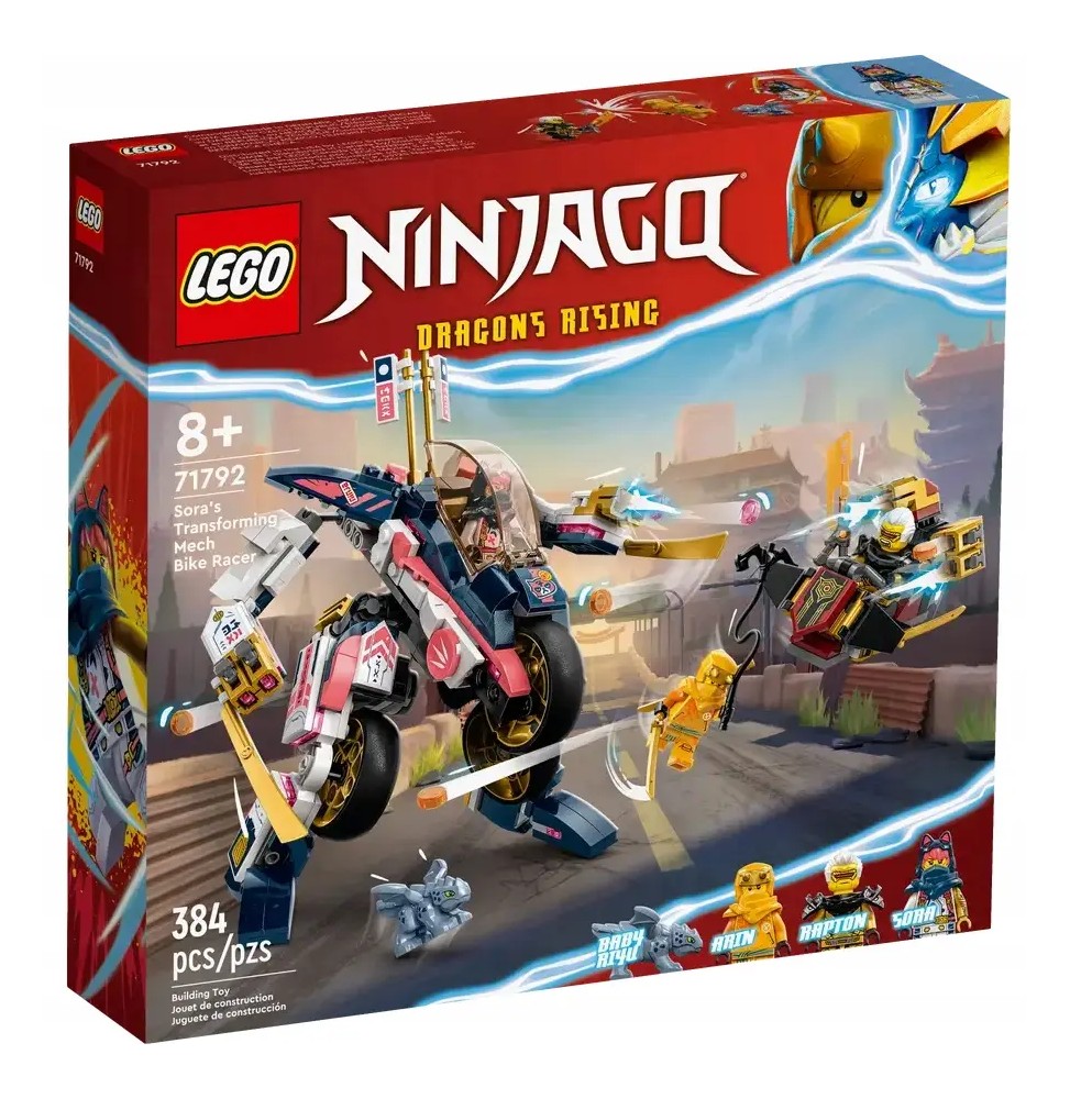 LEGO Ninjago 71792 Mech Sory și motocicletă