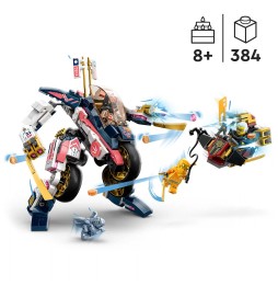 LEGO Ninjago 71792 Mech Sory și motocicletă