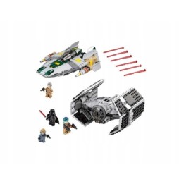 Lego 75150 Star Wars TIE Advanced kontra A-Wing