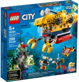 LEGO City 60264 Submarin pentru cercetători oceanici