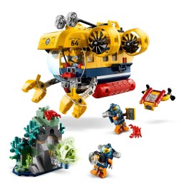 LEGO City 60264 Submarin pentru cercetători oceanici