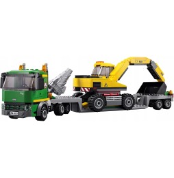 LEGO 4203 City Excavator cu transportor