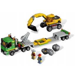 LEGO 4203 City Excavator cu transportor