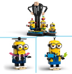 LEGO Minionii 75582 Figurina Gru și Minionii