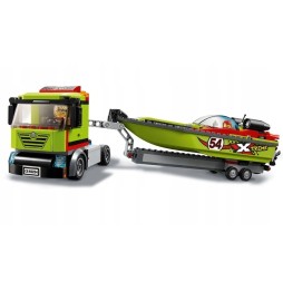 LEGO City 60254 Racing Boat Transporter