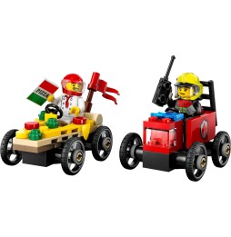 LEGO City 60458 - Zestaw wyścigówek pizza