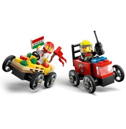 LEGO City 60458 - Zestaw wyścigówek pizza