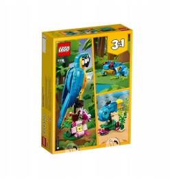 LEGO Creator 3w1 papagal exotic, pește, broască