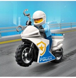 LEGO City motocicleta poliție urmărire auto