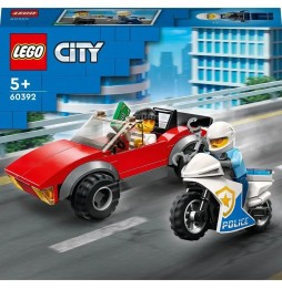 LEGO City motocicleta poliție urmărire auto