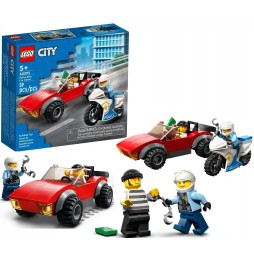 LEGO City motocicleta poliție urmărire auto