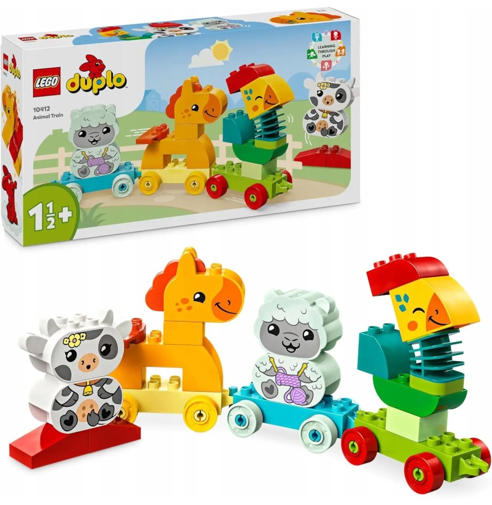 LEGO DUPLO Pociąg ze zwierzątkami 18m+