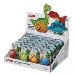 LED Dinosaur Keychains 3x LR54 24 pcs.