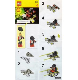 LEGO Space 2543 Alien Space Plane New Set