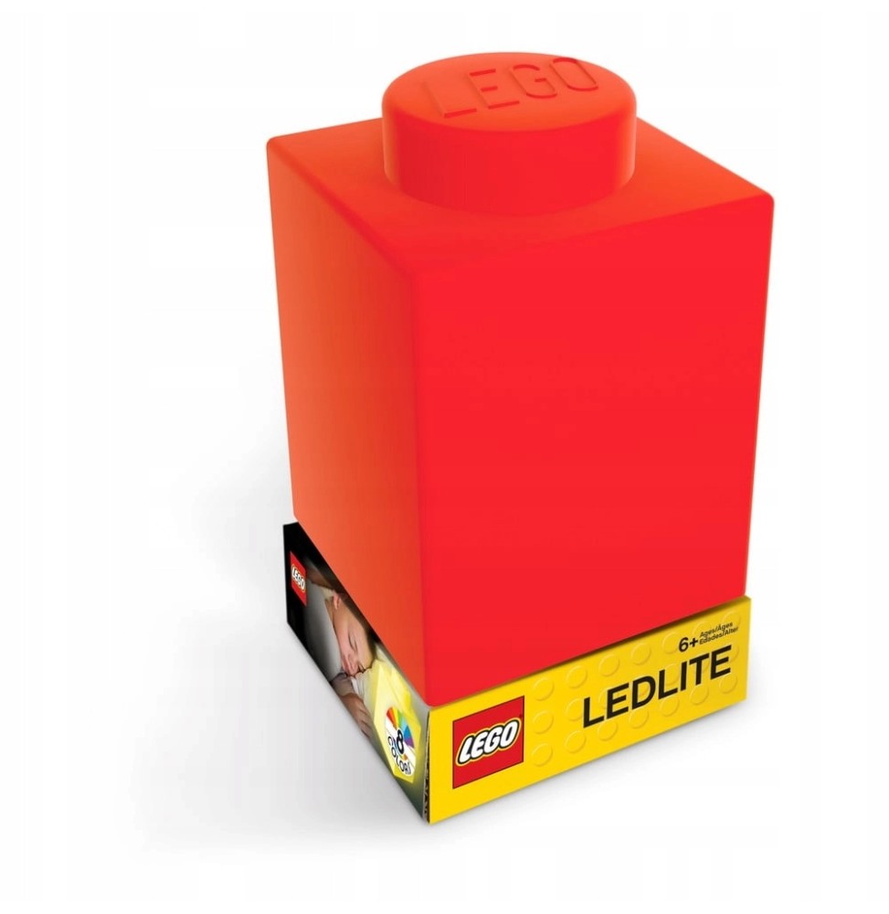 LEGO Silicone Night Lamp Block Red LP38