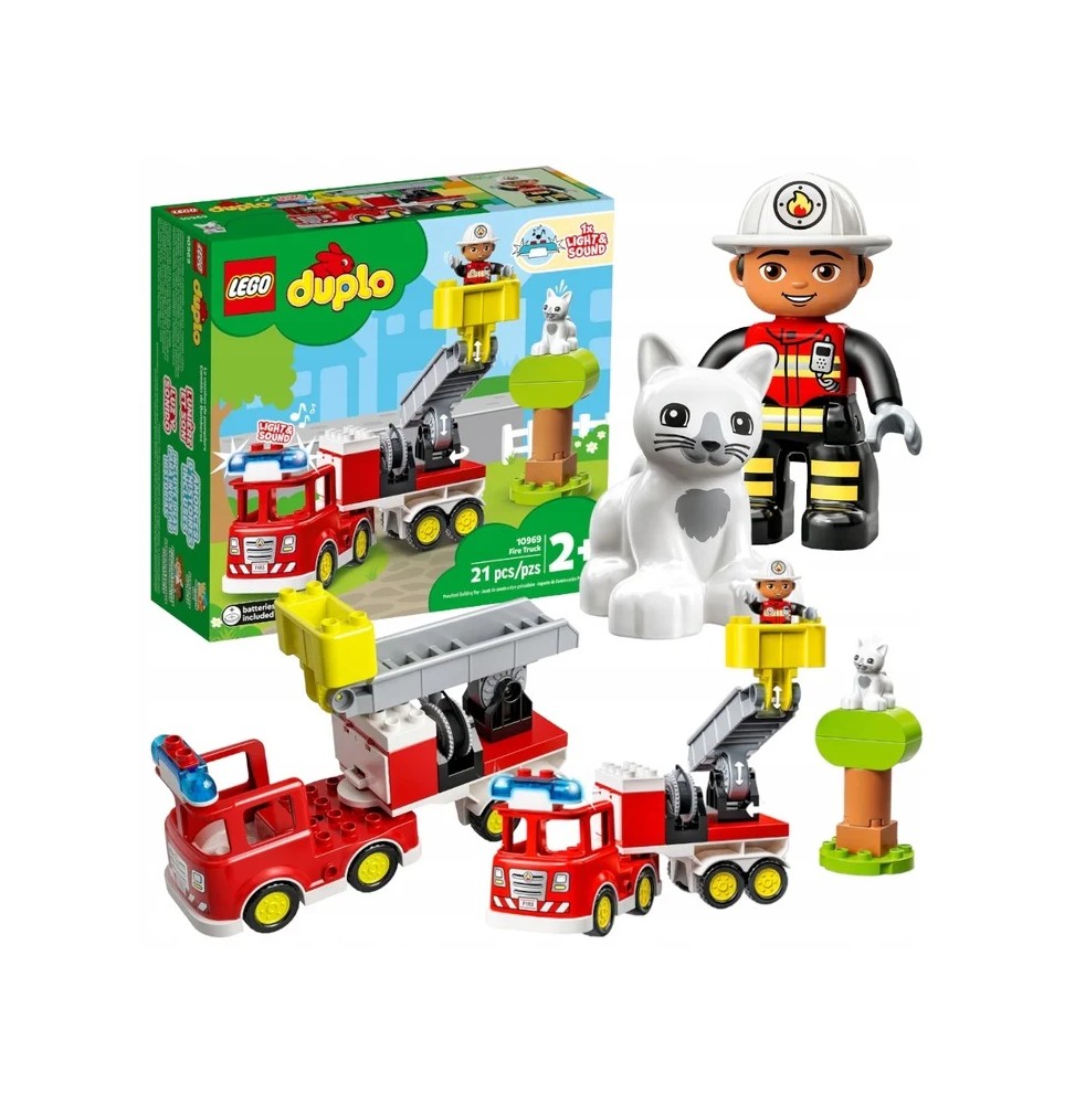 LEGO Duplo camion de pompieri pentru copii