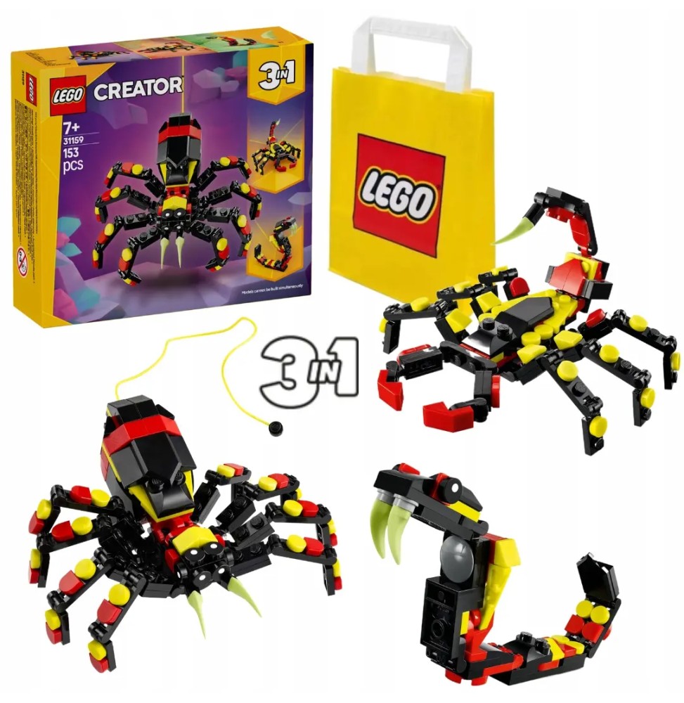 LEGO 31159 Creator 3w1 Dzikie zwierzęta