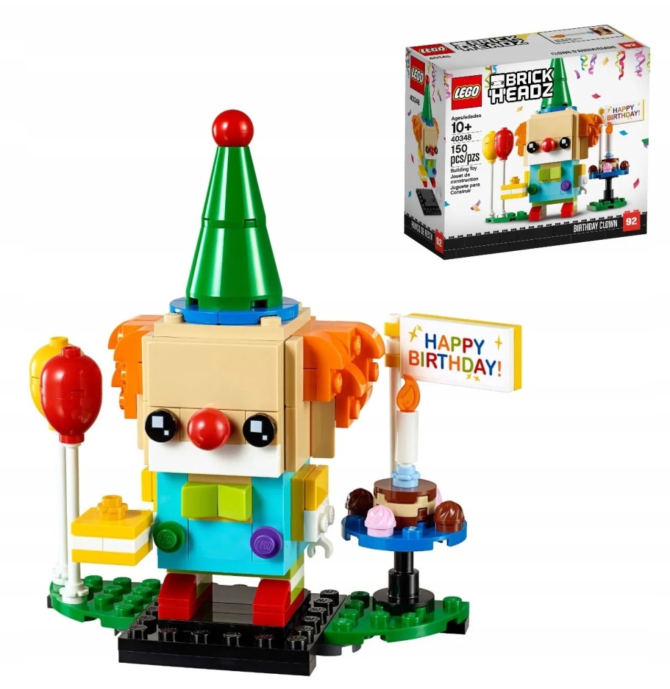 LEGO BrickHeadz Klaun Urodzinowego Przyjęcia 40348