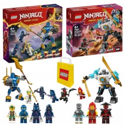 LEGO Ninjago 71827 and 71805 Zane's and Jay's Mech