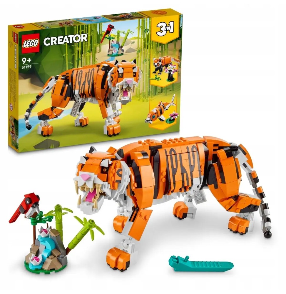 LEGO Creator 3in1: Tigru, Panda, Crap Koi