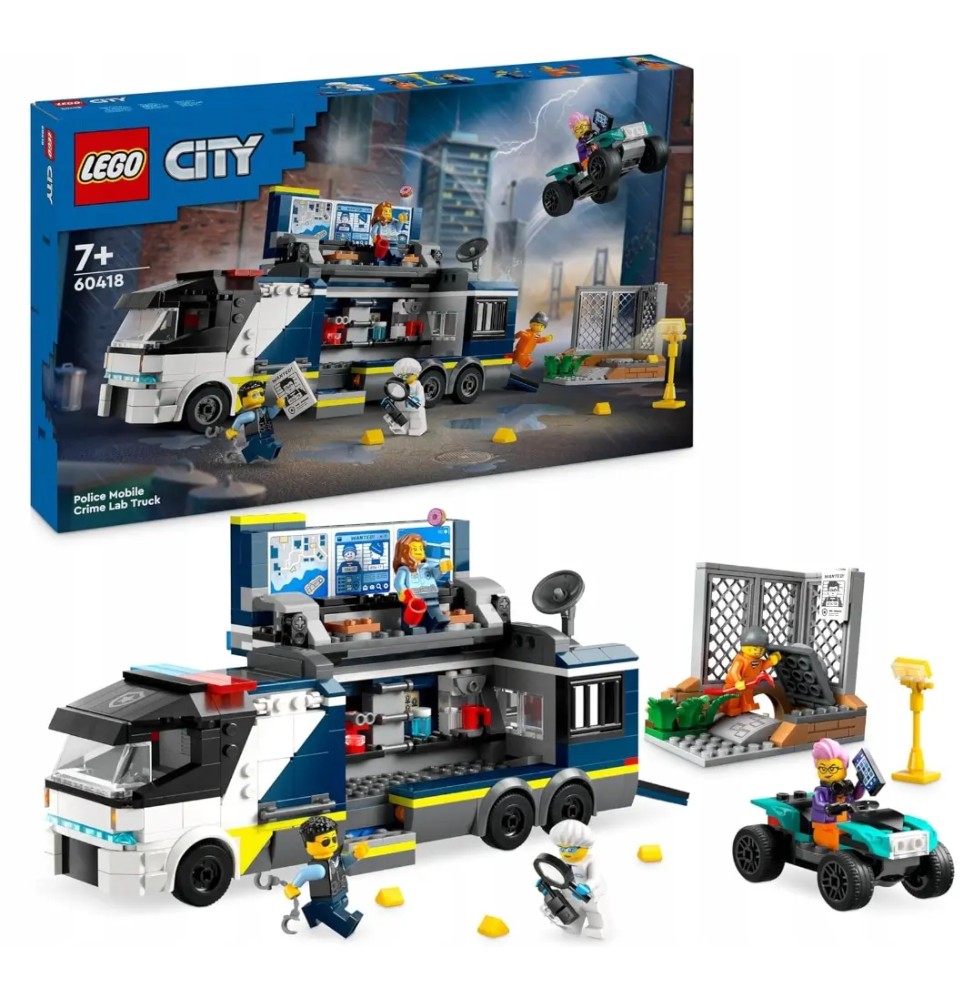 LEGO 60418 Policyjna ciężarówka z laboratorium