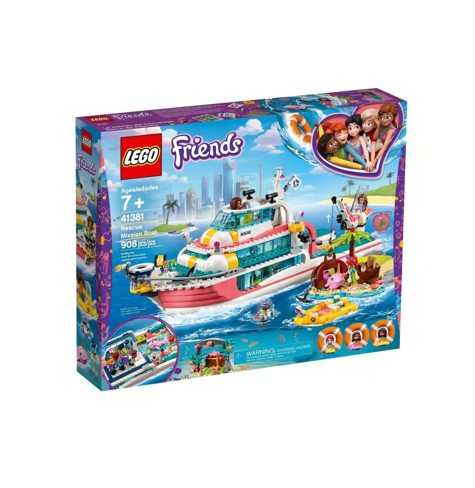 LEGO Friends 41381 Rescue Boat for Kids