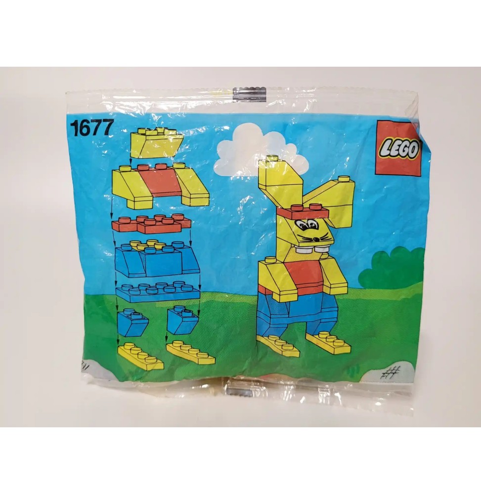 Lego Zajączek 1677 polybag Classic 1990