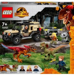 LEGO Dinozaury Transport Pyroraptora i Dilofozaura