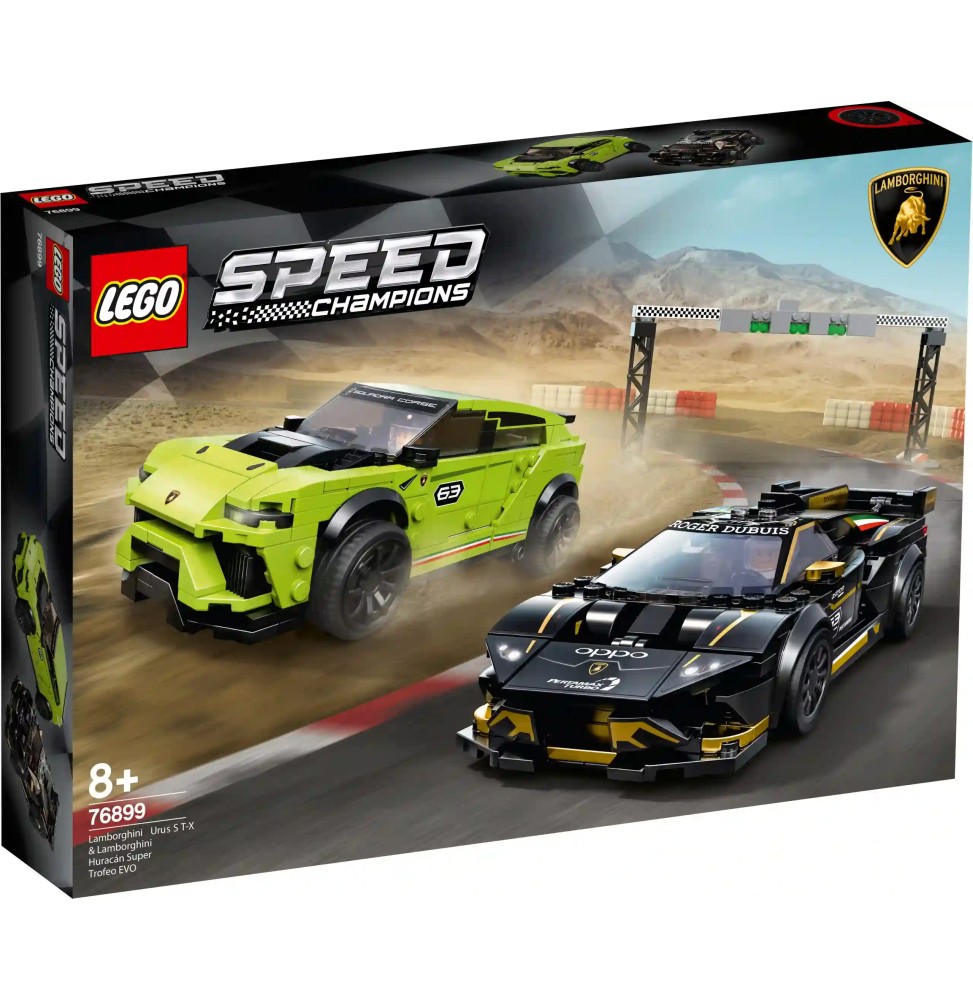 LEGO Speed Champions 76899 Lamborghini Urus și Huracán