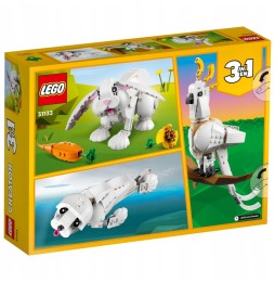 LEGO Creator 3 în 1 Iepure Alb - Set pentru Copii